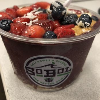 SoBoL - Acai Bowl with peanut butter - Acai Bowls Near Me - Philadelphia, Pennsylvania SoBoL - Acai Bowl with peanut butter - Acai Bowls Near Me - Philadelphia, Pennsylvania
