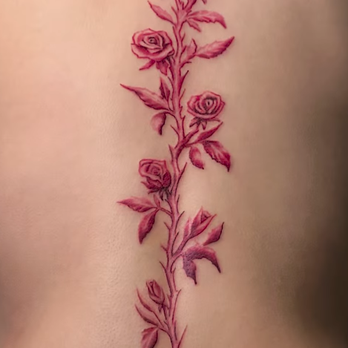 Latin Times Parlour - SPINE FLOWERS - Tattoo Near Me - Orem, Utah Latin Times Parlour - SPINE FLOWERS - Tattoo Near Me - Orem, Utah