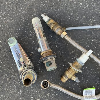 Service Champions - Before bathroom faucet - Heating & Air Conditioning/HVAC Near Me - Brea, California