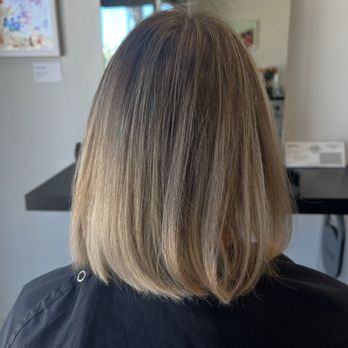 The District Salon - Before hair extensions - Hair Salons Near Me - Dana Point, California