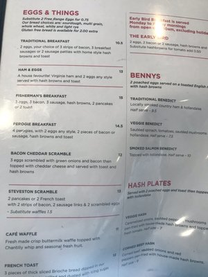 Menu photo 2 Steveston Cafe & Hotel Richmond, BC Menu photo 2 Steveston Cafe & Hotel Richmond, BC