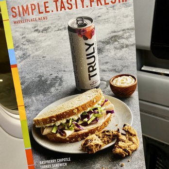 American Airlines - 02.20.20 February menu from Zoe's Kitchen - Airlines Near Me - Sacramento, California