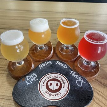 Snouts And Stouts Brewing - Delicious flight - Breweries Near Me - Hammonton, New Jersey Snouts And Stouts Brewing - Delicious flight - Breweries Near Me - Hammonton, New Jersey
