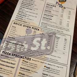 15th Street Pizza & Pub - Menu