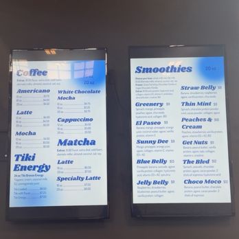 Belly Smoothie - Menus - Coffee & Tea Near Me - Ruston, Washington
