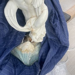 Broken statues
