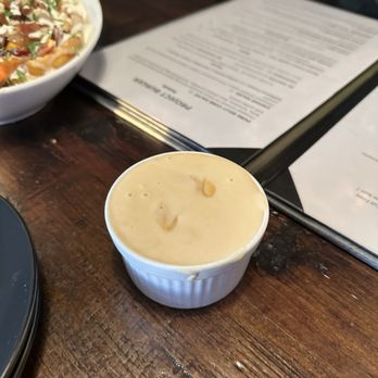 Project Burger - The hot cheese dipping sauce is a nice touch. - Burgers Near Me - Palm Desert, California Project Burger - The hot cheese dipping sauce is a nice touch. - Burgers Near Me - Palm Desert, California