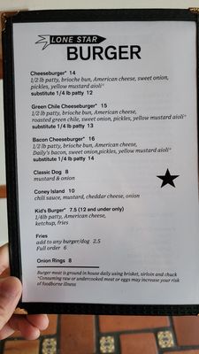 Lone Star Burger Bar by null