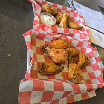 Rear End Gastropub & Garage - 2 types of wings pickle and buffalo - Gastropubs Near Me - Pittsburgh, Pennsylvania Rear End Gastropub & Garage - 2 types of wings pickle and buffalo - Gastropubs Near Me - Pittsburgh, Pennsylvania