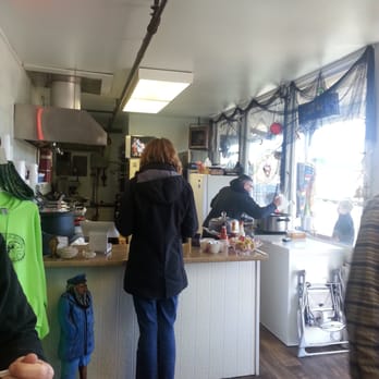 Captain Bob's Chowder - At the counter. - Seafood Near Me - Long Beach, Washington Captain Bob's Chowder - At the counter. - Seafood Near Me - Long Beach, Washington