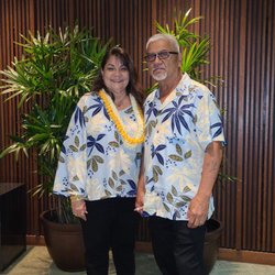 Island Sewing Tutor - Final Look from posted video. Thanks to my friend and husband. Fits perfectly!