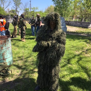 Blastcamp Paintball & Airsoft - Ghilie suited sniper. - Paintball Near Me - Hobart, Indiana Blastcamp Paintball & Airsoft - Ghilie suited sniper. - Paintball Near Me - Hobart, Indiana