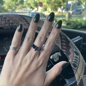 Nail Galleria - Dark Green Nails - Nail Salons Near Me - Flagstaff, Arizona Nail Galleria - Dark Green Nails - Nail Salons Near Me - Flagstaff, Arizona