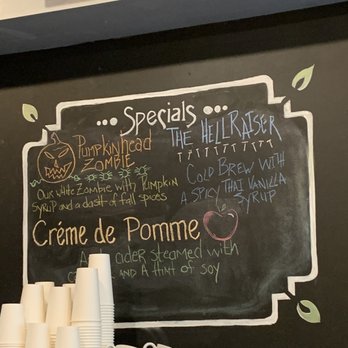 Monon Coffee Company - Fall drink menu - Coffee & Tea Near Me - Indianapolis, Indiana