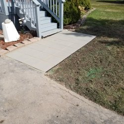 Dive-In swimming pools & masonry services - Pavers job after