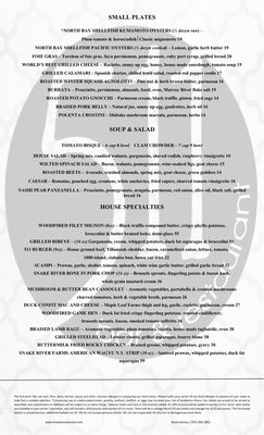 Menu photo 8 Five Eleven Eureka, CA