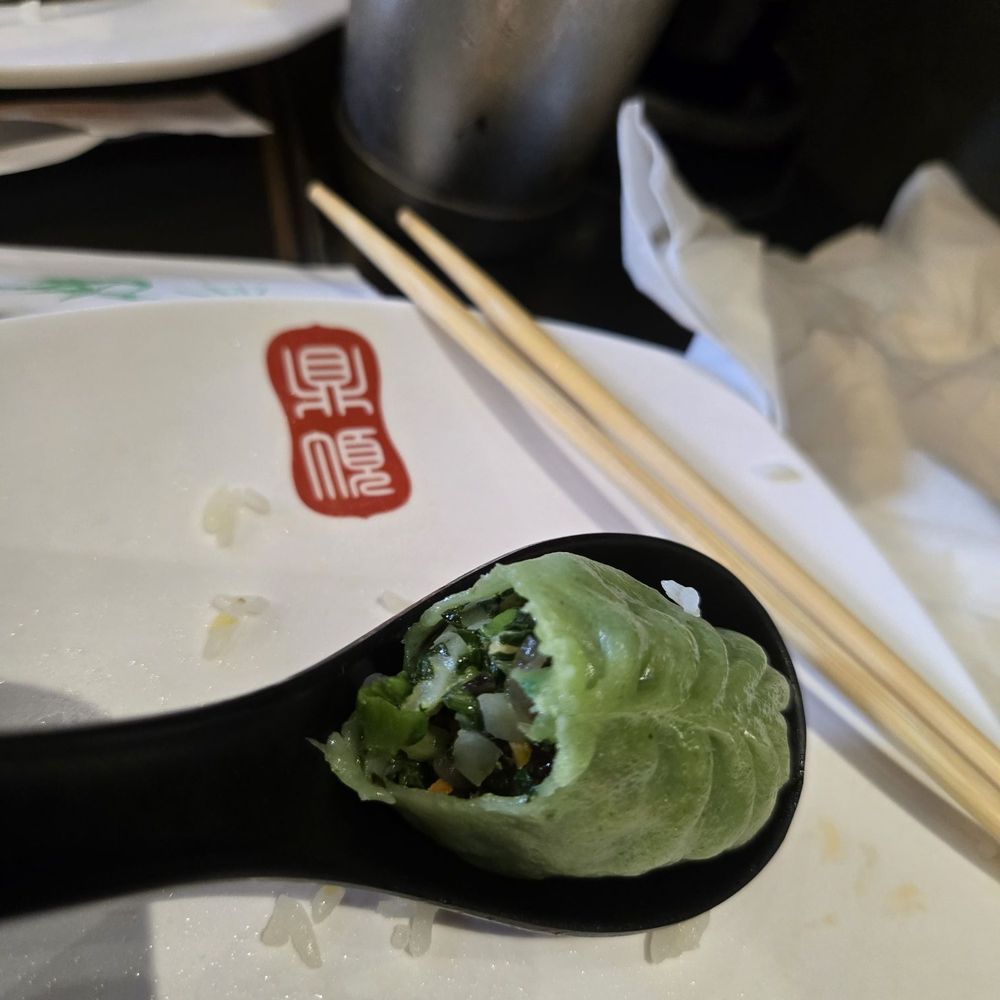 Din Ding Dumpling House - Inside Vegetarian Dumplings - Dim Sum Near Me - Fremont, California Din Ding Dumpling House - Inside Vegetarian Dumplings - Dim Sum Near Me - Fremont, California
