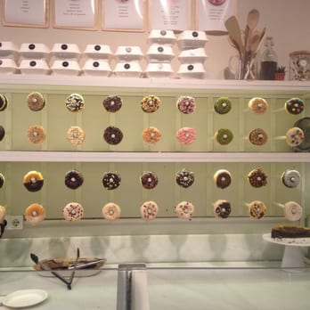 Chök - The Chocolate Kitchen - Donut wall at Chök in Barcelona. - Desserts Near Me - Barcelona, B Chök - The Chocolate Kitchen - Donut wall at Chök in Barcelona. - Desserts Near Me - Barcelona, B