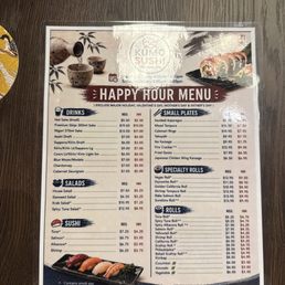 Happy Hour Menu Happy Hour Menu