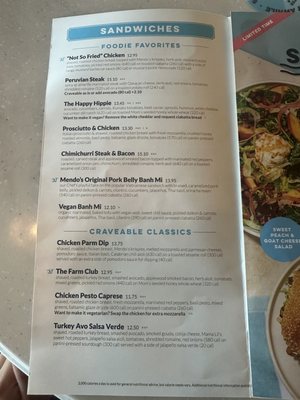 Menu photo 1 Mendocino Farms Costa Mesa, CA