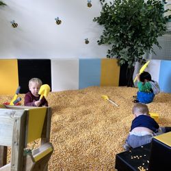 Bee Happy Club - Corn pit was a favorite