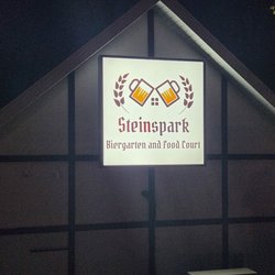Steinspark Biergarten & Food Court - Signage