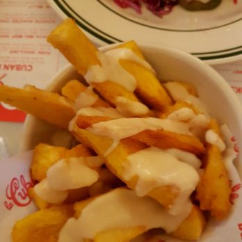 La Cubana - Yuca Frita- fried Cassava served with an aioli dipping sauce at La Cubana restaurant - Cuban Near Me - Toronto, Ontario