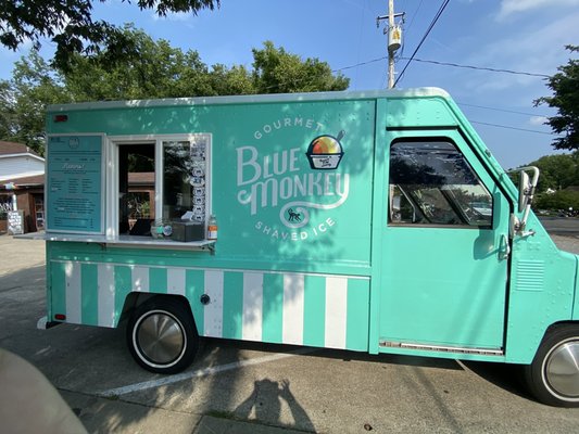 Blue Monkey Shaved Ice by null