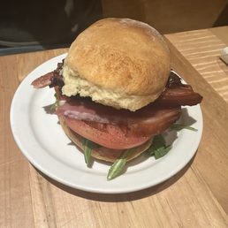 Emma's BLT on a biscuit Emma's BLT on a biscuit