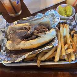 Italian beef and fries