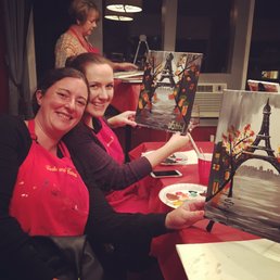 We had a great time painting "Fall in Paris"