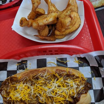 buldogies - Chili dog and fries! - Hot Dogs Near Me - Conroe, Texas