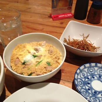 Fukada - Oyako don in the front and burdock root in that back - Japanese Near Me - Irvine, California