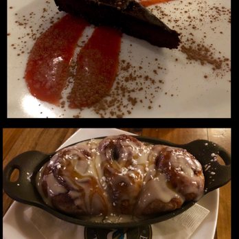 Blackwall Hitch - Flourless chocolate cake and cinnamon rolls - New American Near Me - Baltimore, Maryland