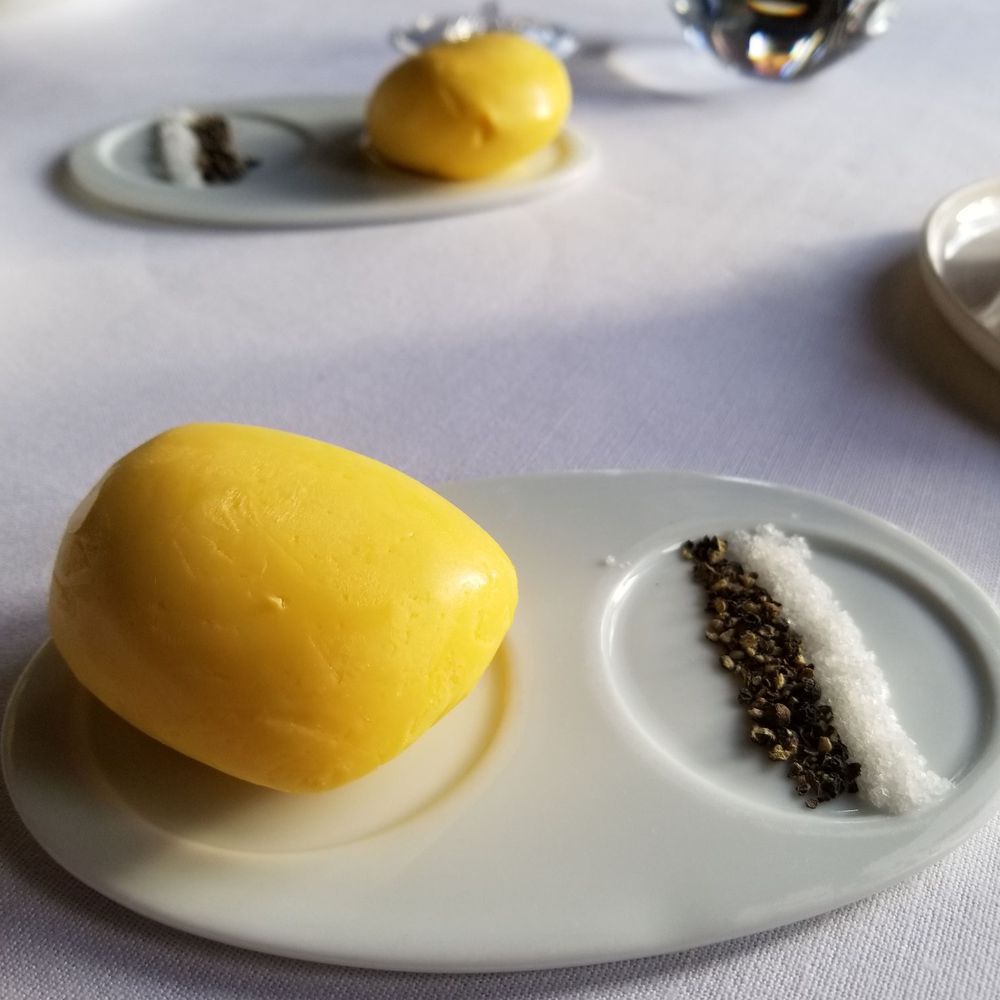 Pavillon Ledoyen - This butter was GOOD. - French Near Me - Paris, 75