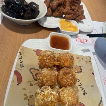 Mian - Black fungus, fried chicken, and cheesy shrimp balls - Noodles Near Me - Artesia, California Mian - Black fungus, fried chicken, and cheesy shrimp balls - Noodles Near Me - Artesia, California