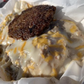 The Breakfast Choo - a hamburger and cheeseburger - Food Trucks Near Me