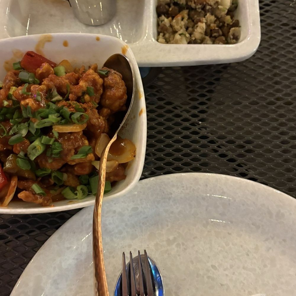 Pani puri & Chilli chicken