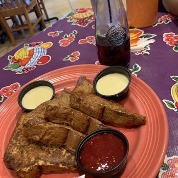 The Flying Biscuit Cafe - Oatmeal French toast - New American Near Me - Gainesville, Florida The Flying Biscuit Cafe - Oatmeal French toast - New American Near Me - Gainesville, Florida