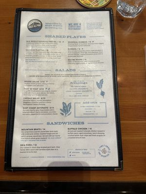 Menu photo 2 High Alpine Brewing Gunnison, CO