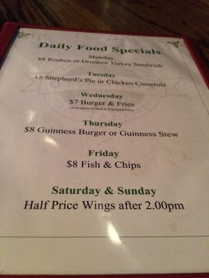 Menu photo 7 O'Sullivan's Irish Pub Arlington, VA Menu photo 7 O'Sullivan's Irish Pub Arlington, VA