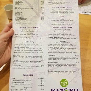 Kazoku Asian Fusion - new menu! - Sushi Bars Near Me - Mandeville, Louisiana
