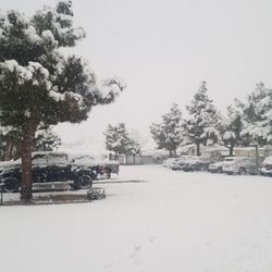 Little Pioneertown RV - Snow fall 2/21/19.
