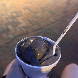 Main Street Fudge Shop & Ice Cream - Dark chocolate raspberry truffle ice cream! Tasted great