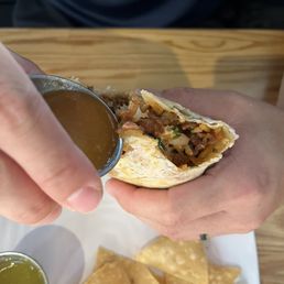 Surf N' Turf Burrito