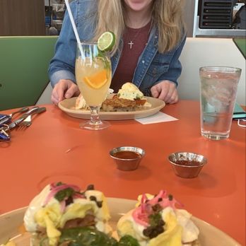 Snooze, an A.M. Eatery - Lox (Scrambled) Eggs Benedict - Breakfast & Brunch Near Me - Tucson, Arizona Snooze, an A.M. Eatery - Lox (Scrambled) Eggs Benedict - Breakfast & Brunch Near Me - Tucson, Arizona