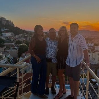 Dream Destination Travel - View from our hotel restaurant. Acropolis is in the background. - Travel Agents Near Me