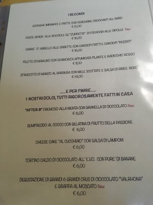 Menu photo 1 La Crota Mondovì, CN