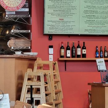 Fondi Pizzeria - the menu on the wall - Pizza Near Me - Gig Harbor, Washington
