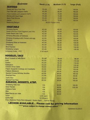Menu photo 2 Manila Wok & Grill Fontana, CA